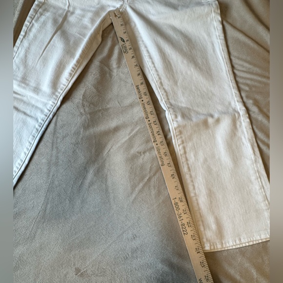 AMERICAN EAGLE - White Denim Cropped Jeans - Size - 10 - Picture 10 of 12